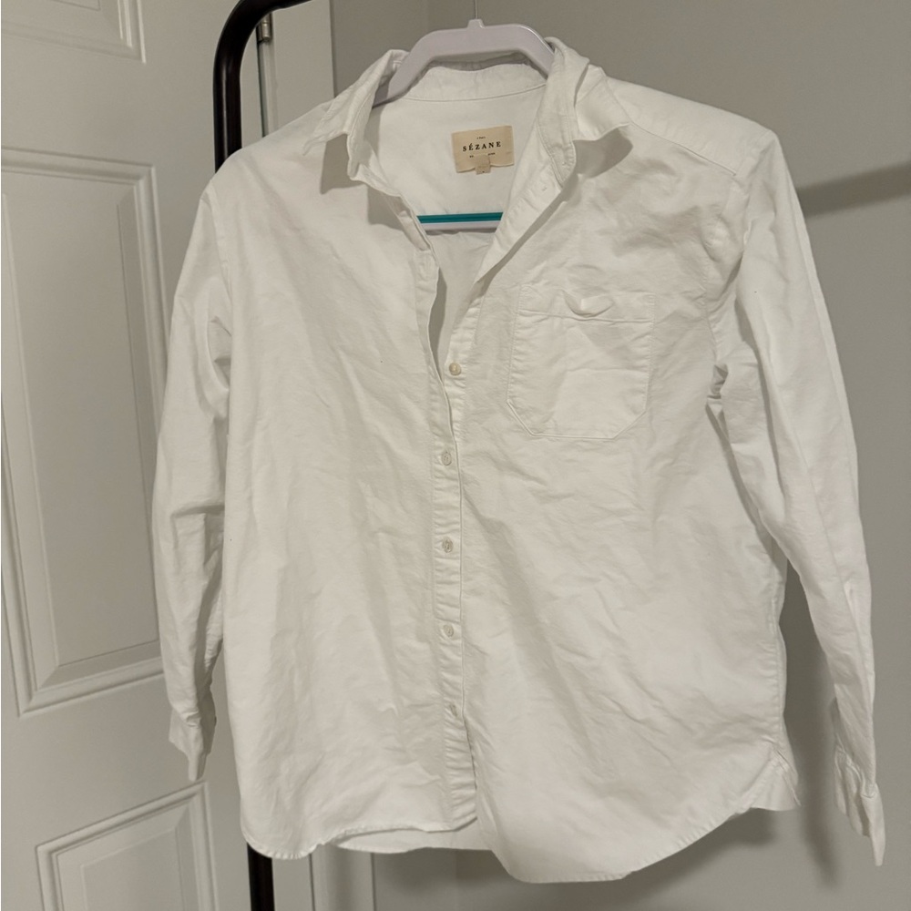 Sezane Max Shirt White - Picture 4 of 6
